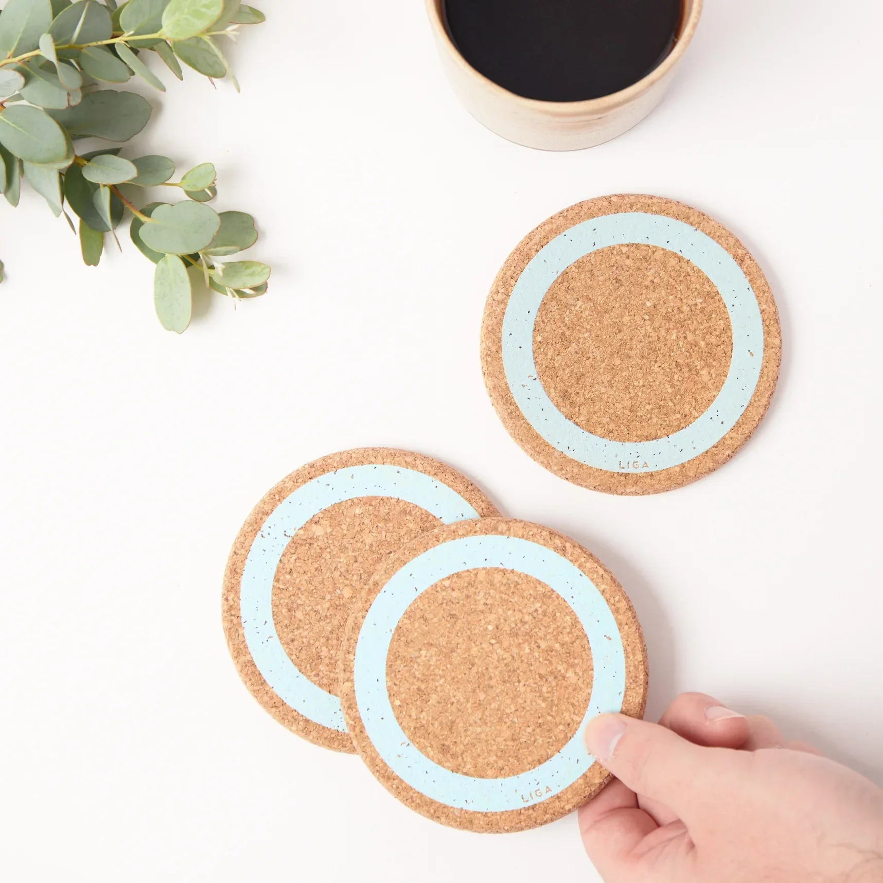 Liga Cork Coaster - Earth Sky - Image 4