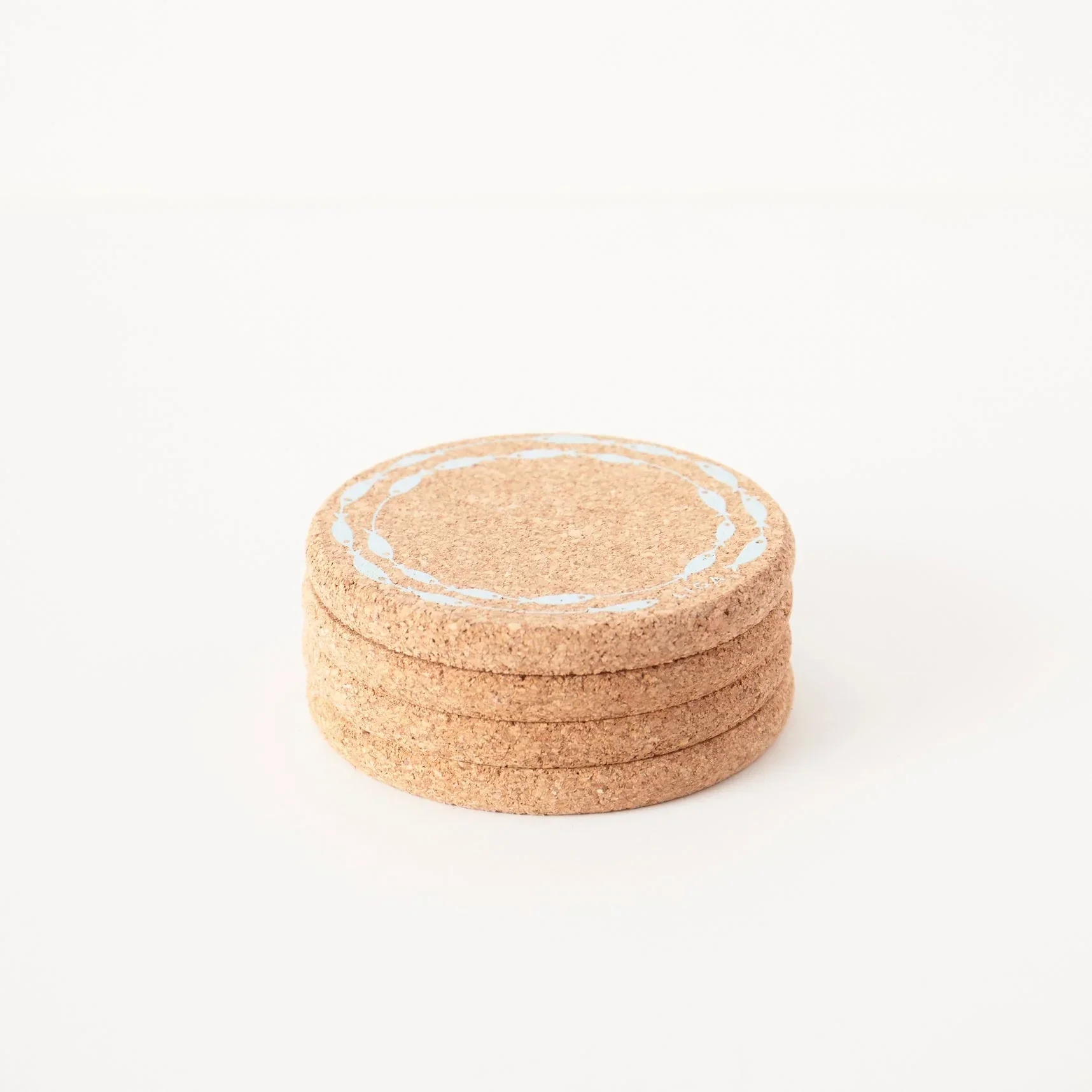 Liga Cork Coaster - FIsh on a Line Sky - Image 3