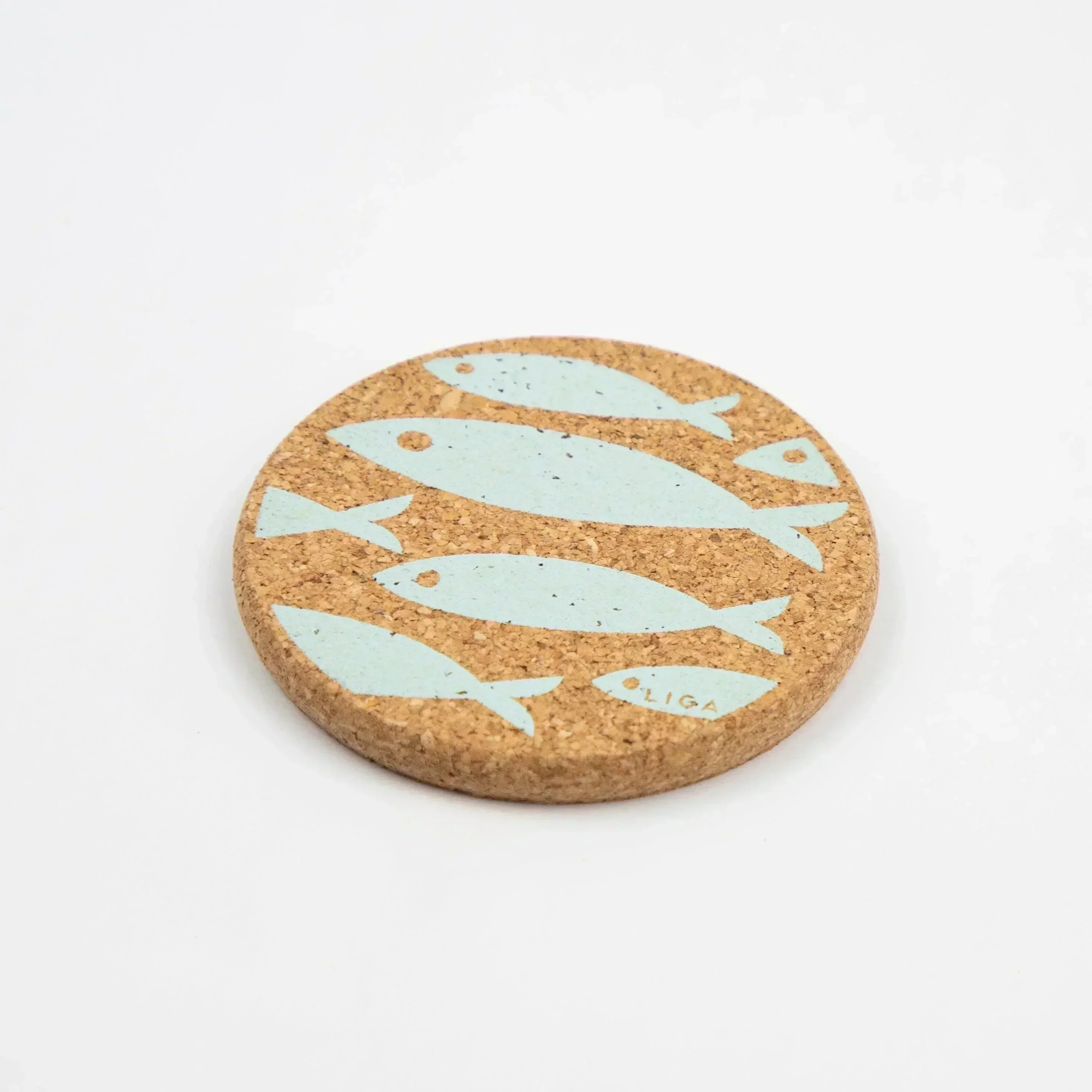 Liga Cork Coaster - Fish Sky - Image 3