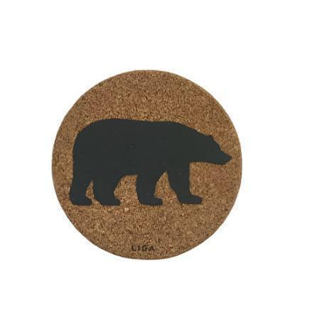 Liga Cork Coaster - Polar Bear