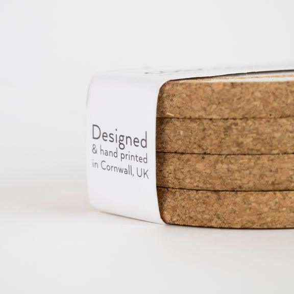 Liga Cork Coaster  - White Fish - Image 4