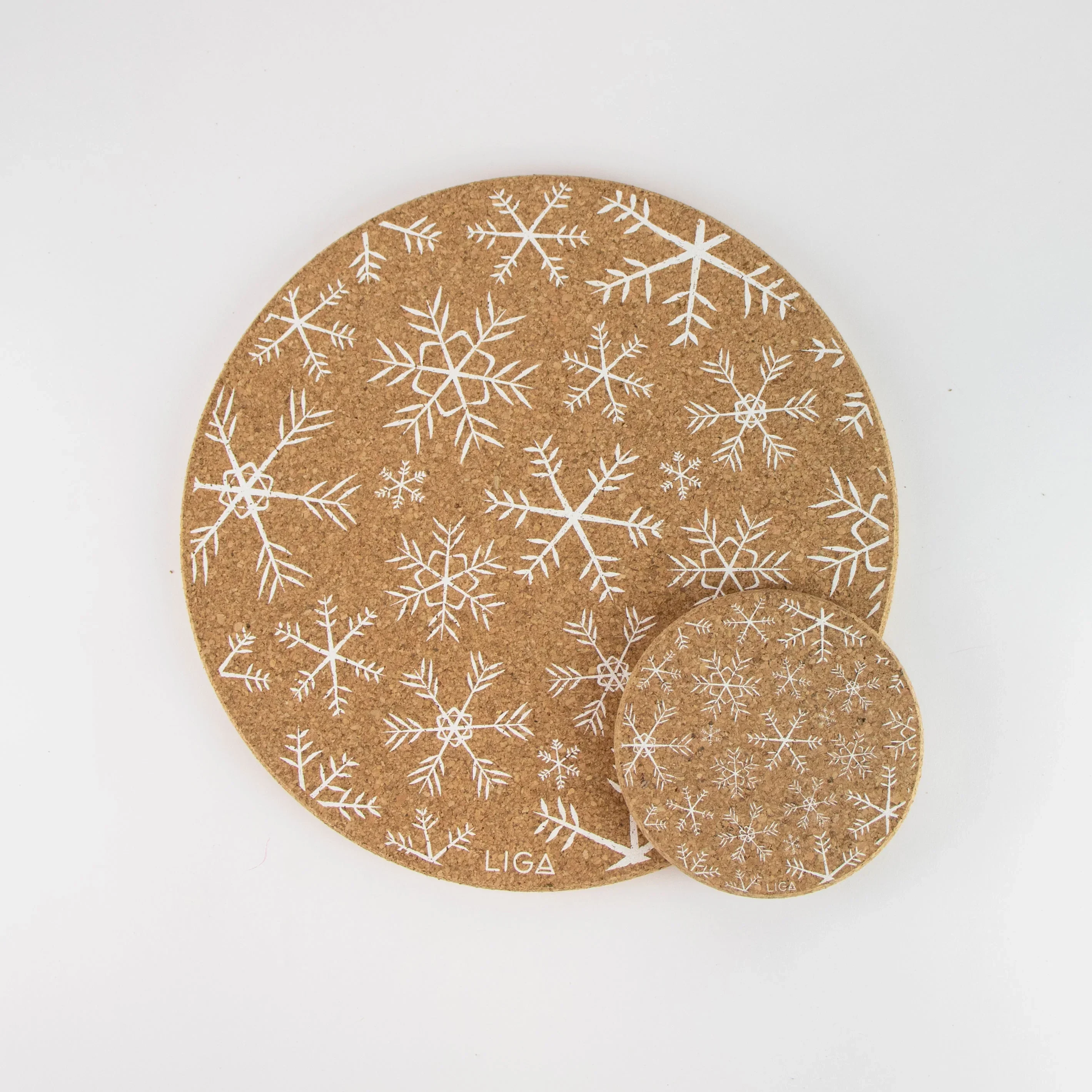 Liga Cork Coaster - Snowflake - Image 2