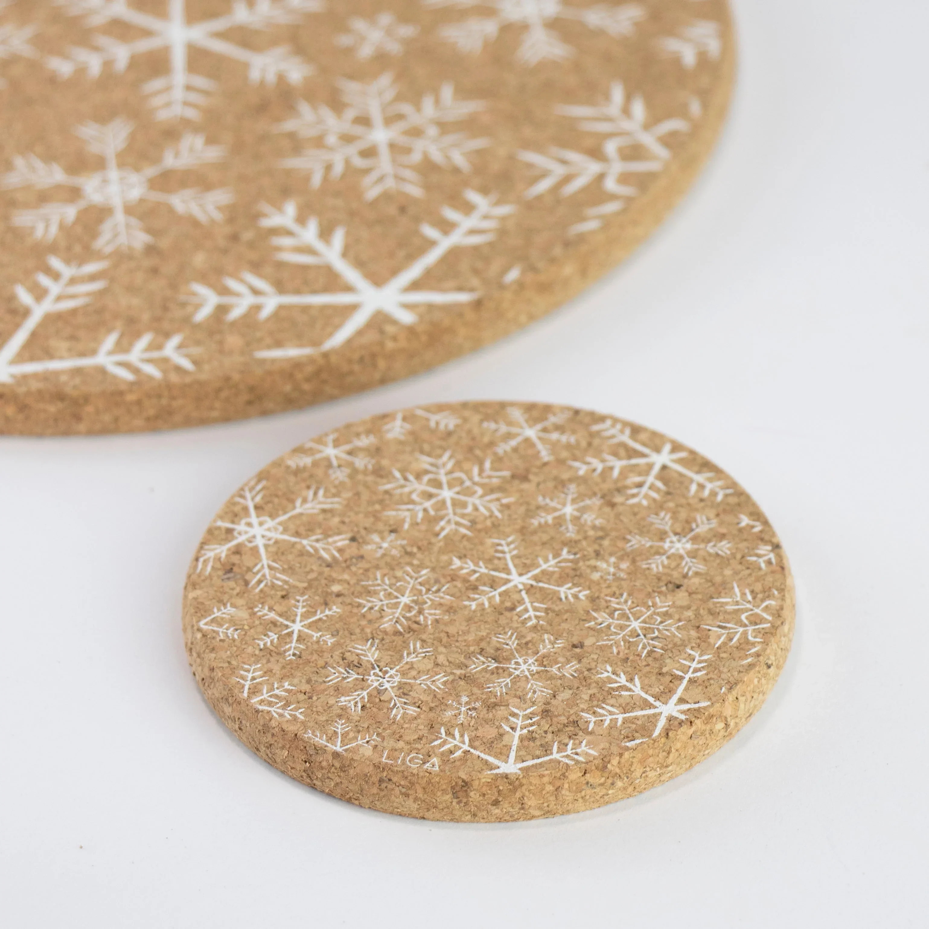 Liga Cork Coaster - Snowflake - Image 3