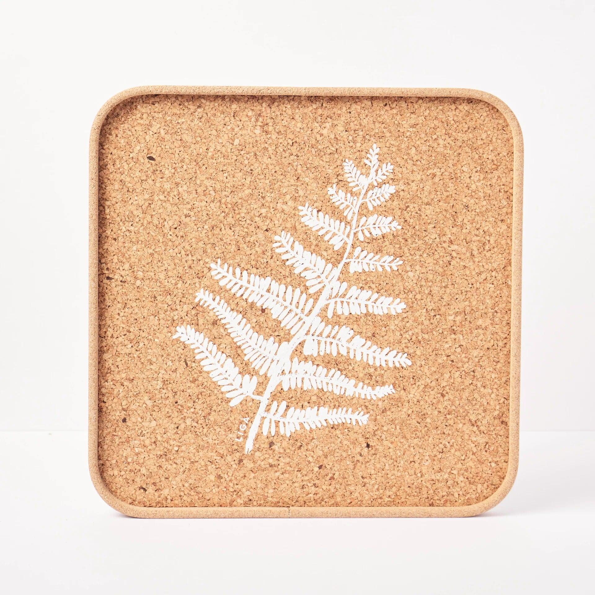 Liga Cork Eco Cork Tray - Fern (30cm)