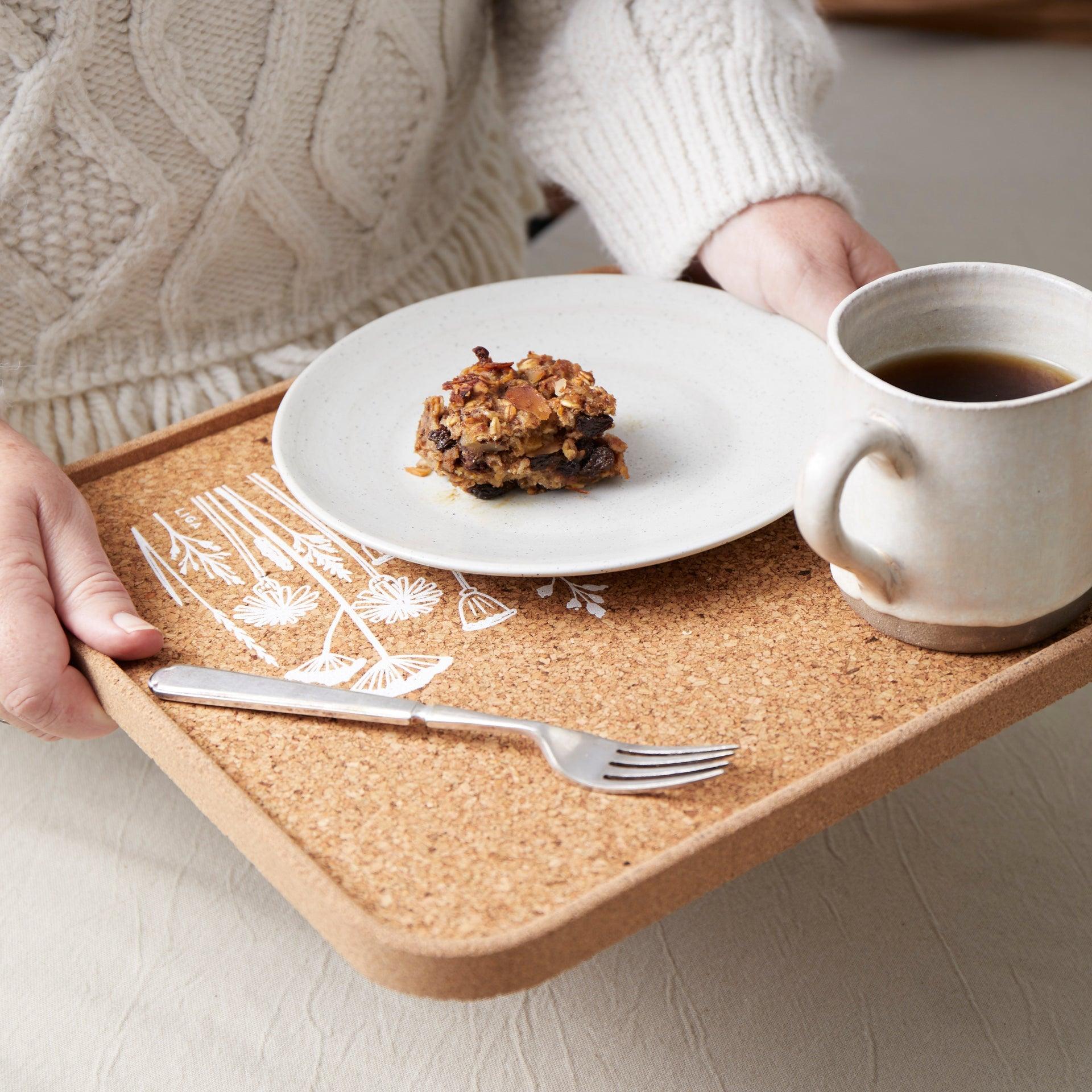 Liga Cork Eco Cork Tray - Flowers (30cm) - Image 4