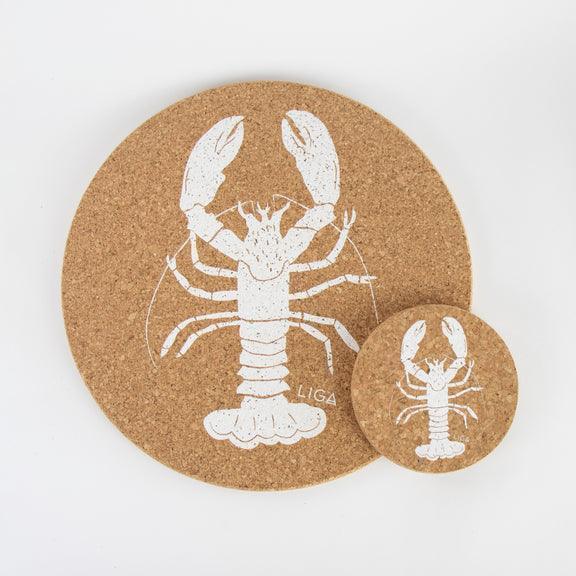 Liga Cork Placemat - Lobster - Image 4