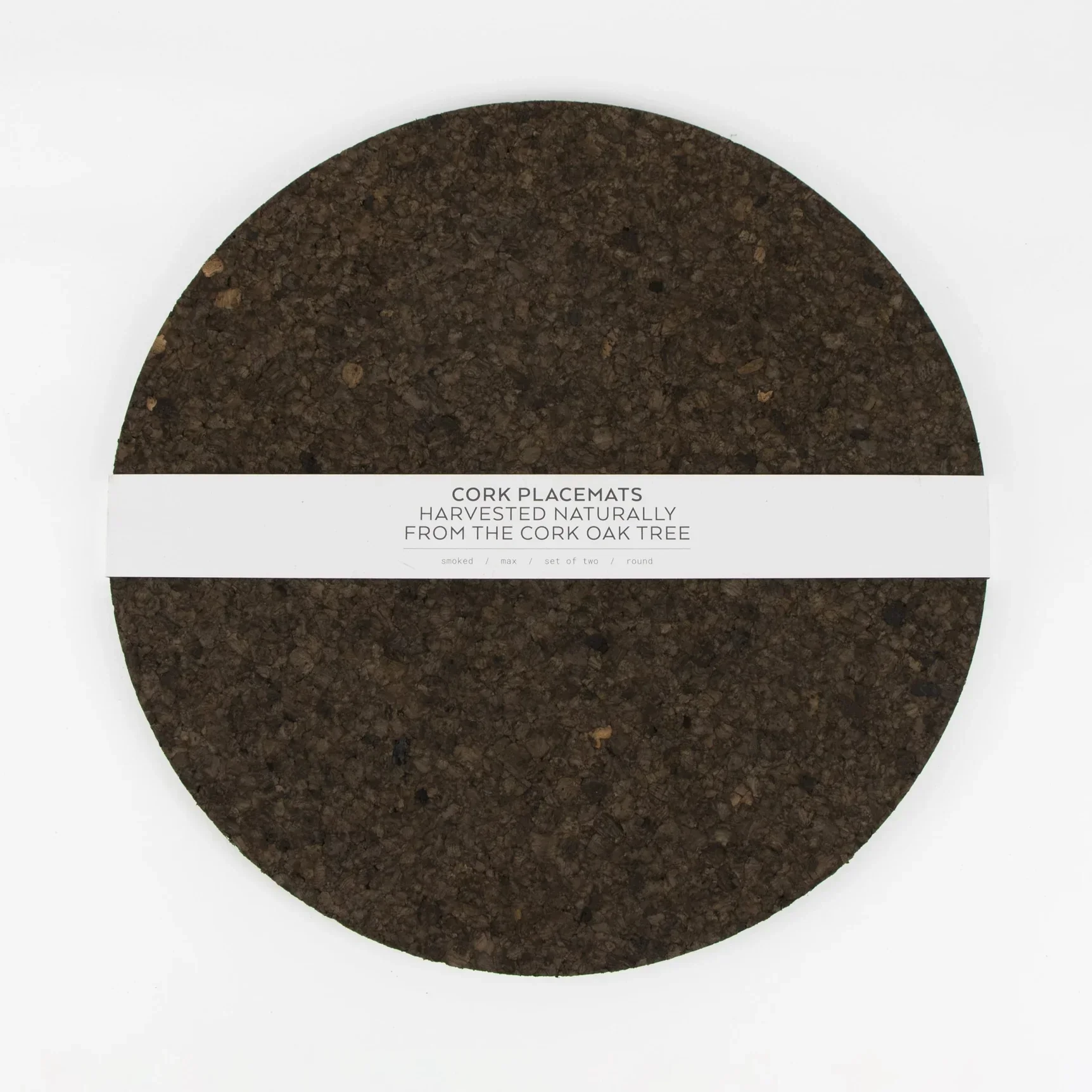 Liga Cork - Smoked Cork Placemats Max - Round (Set of 2)