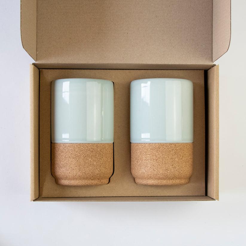 Liga Eco Coffee Mug Gift Set - Aqua (Large) - Image 2