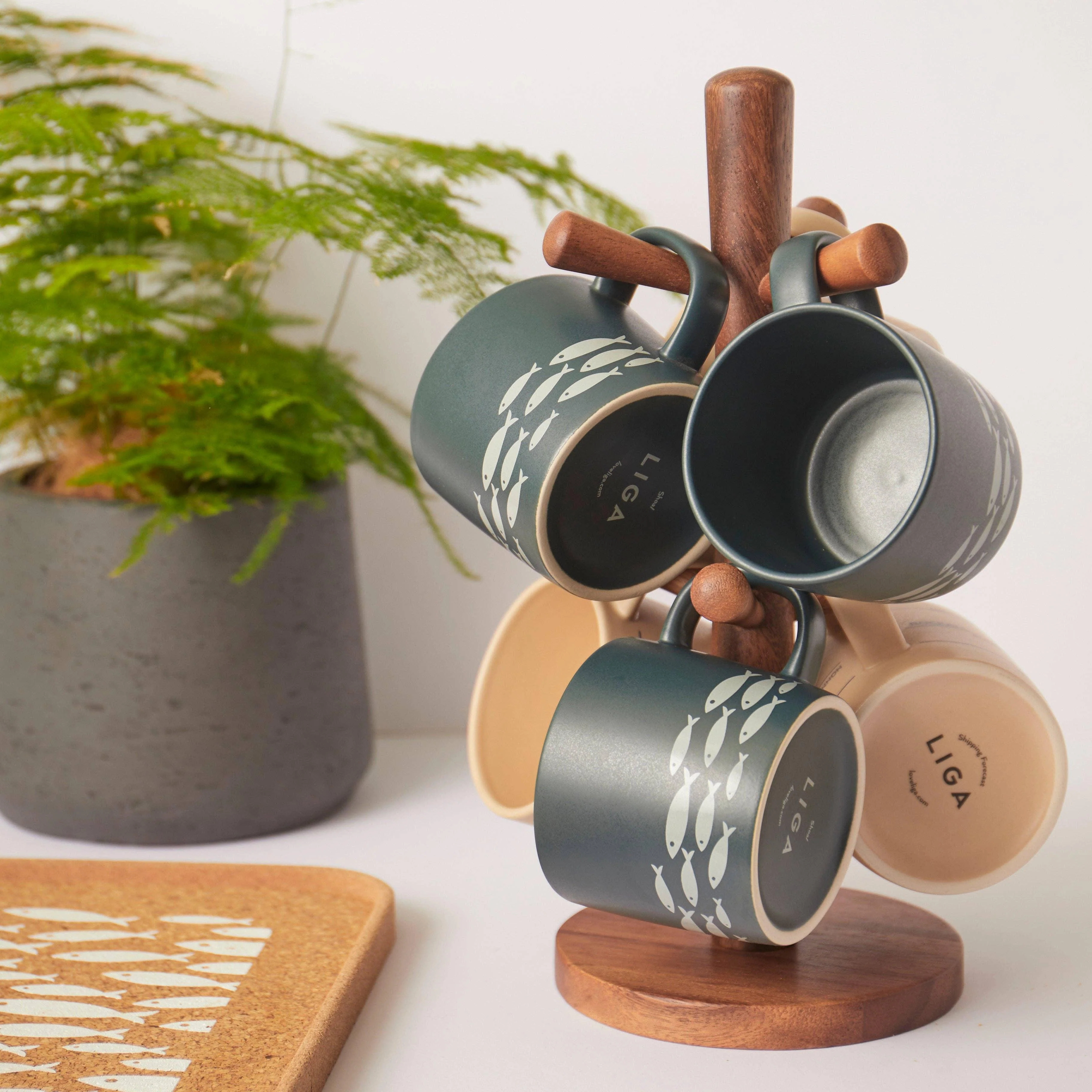Liga Stoneware Mug - Shoal - Image 2