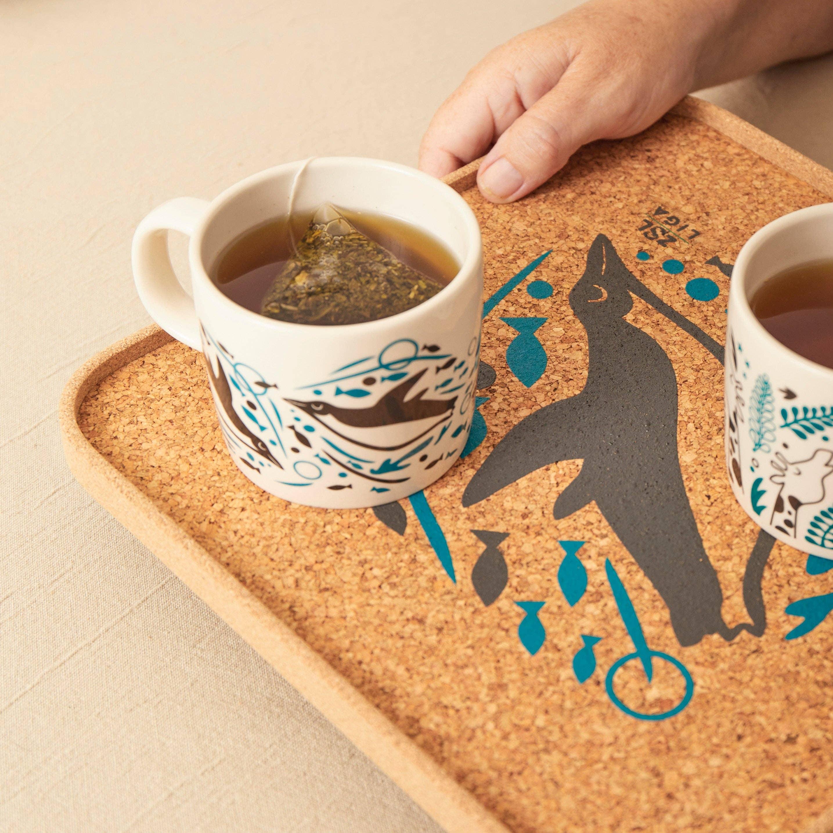 Liga Stoneware Mug - Swimming Penguins - Image 7
