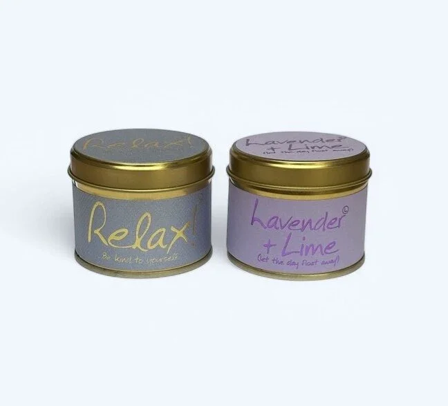 Lily Flame Mini Tin Duo Gift Set - Relaxing (Relax & Lavender & Lime) - Image 4