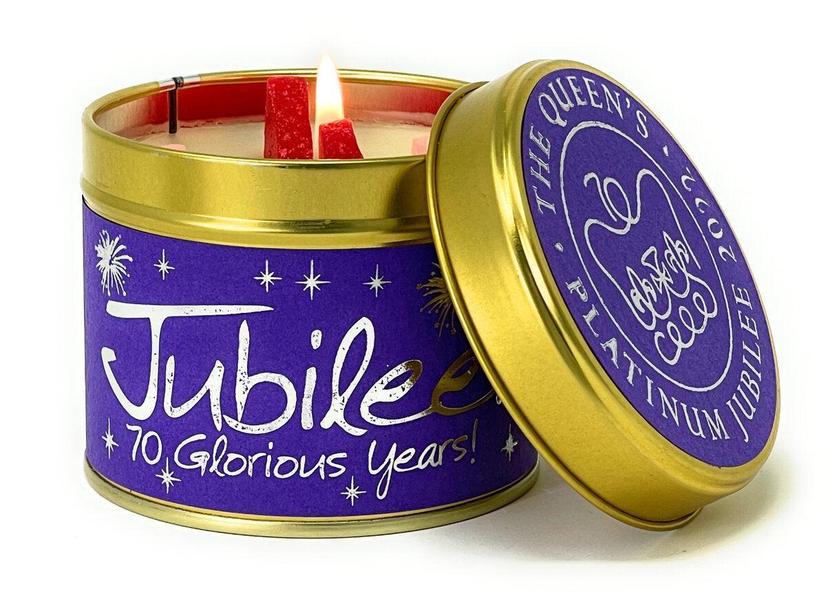 Lily Flame The Queen's Platinum Jubilee 2022 Scented Candle Tin - Limited Edition - Image 2
