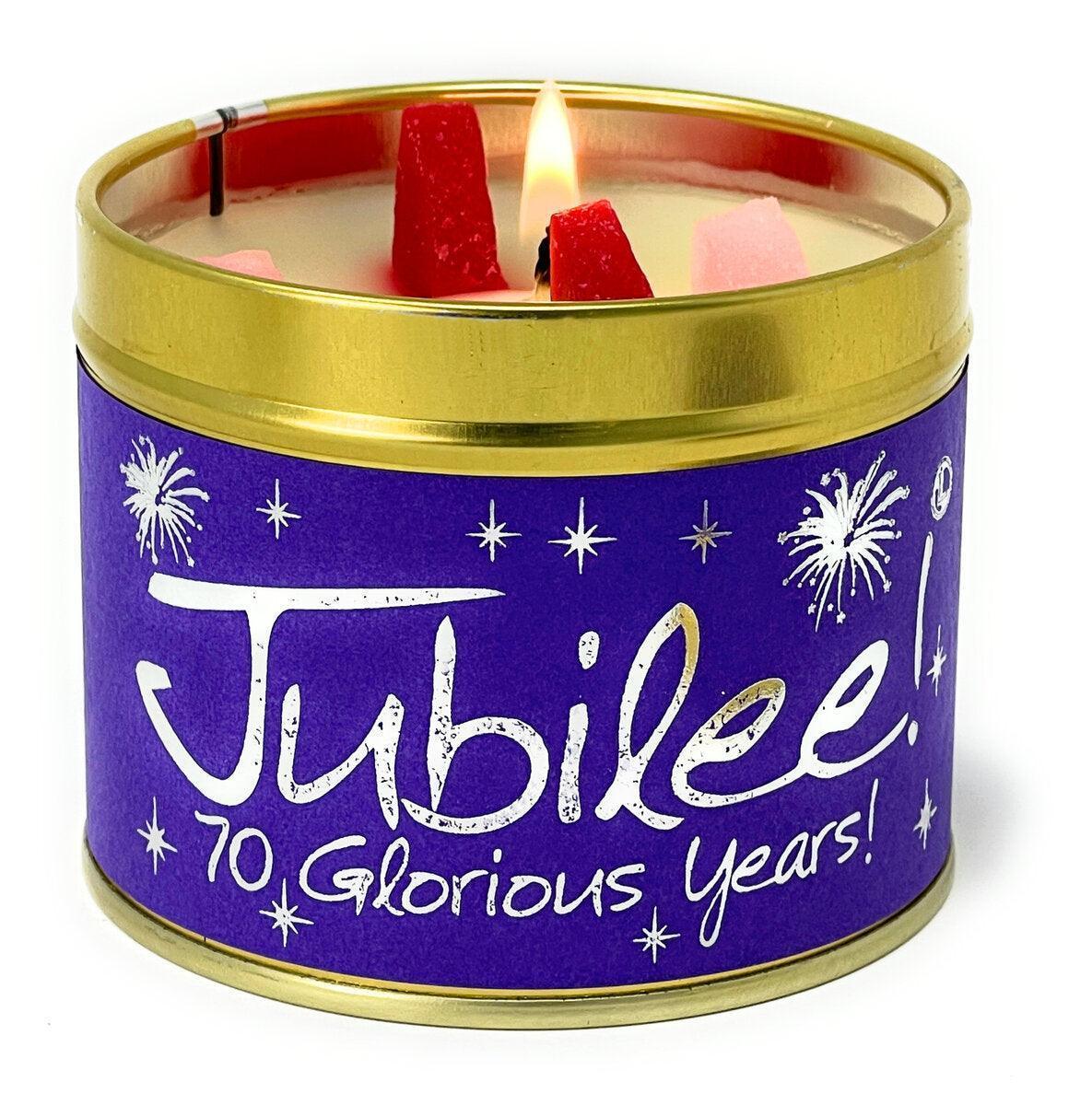 Lily Flame The Queen's Platinum Jubilee 2022 Scented Candle Tin - Limited Edition - Image 3