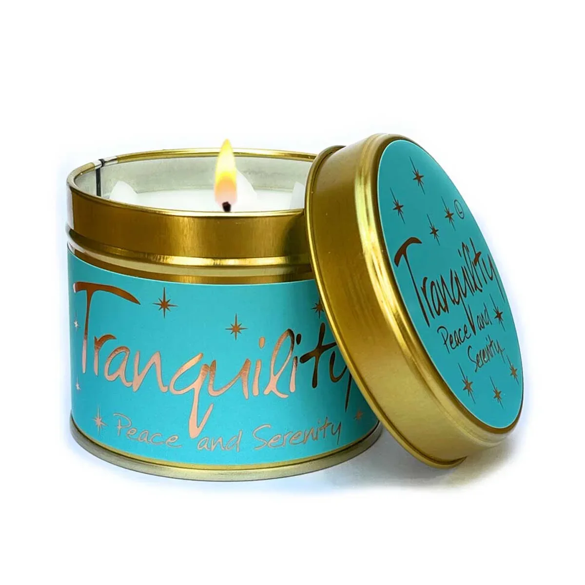 Lily Flame Tranquility Scented Candle Tin