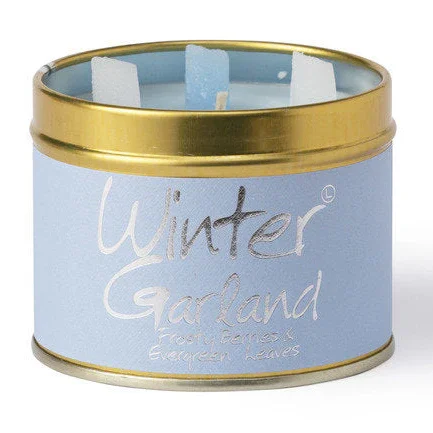 Lily Flame Winter Garland Candle - Image 2