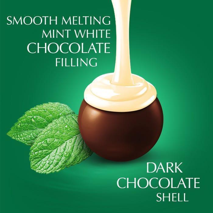 Lindt Lindor Dark Mint Truffles Box (200g) - Image 2