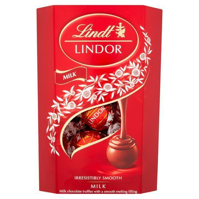 Lindt Lindor Milk Chocolate Truffles Box (600g)