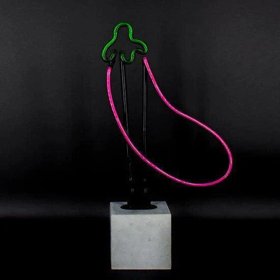 Locomocean Neon 'Aubergine' Sign - Image 2