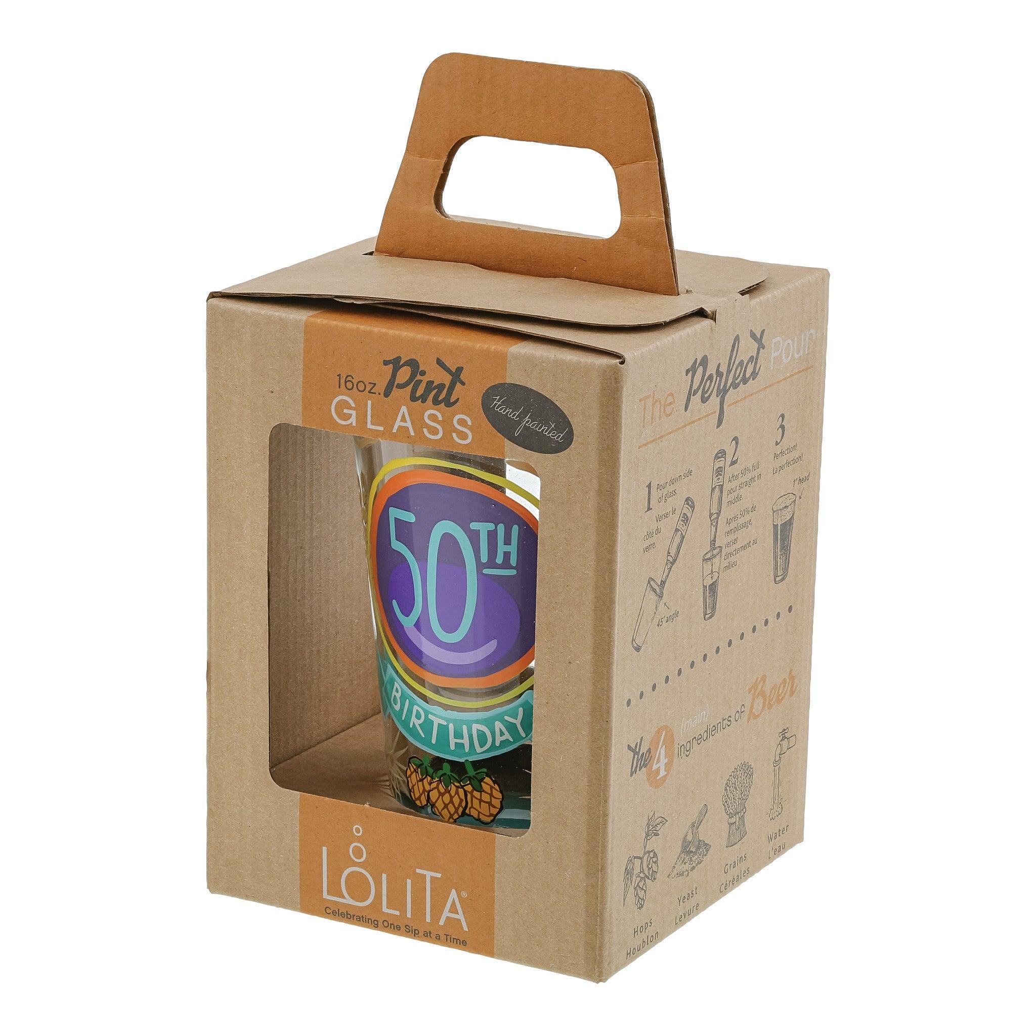 Lolita 50th Birthday Beer Glass - Image 5
