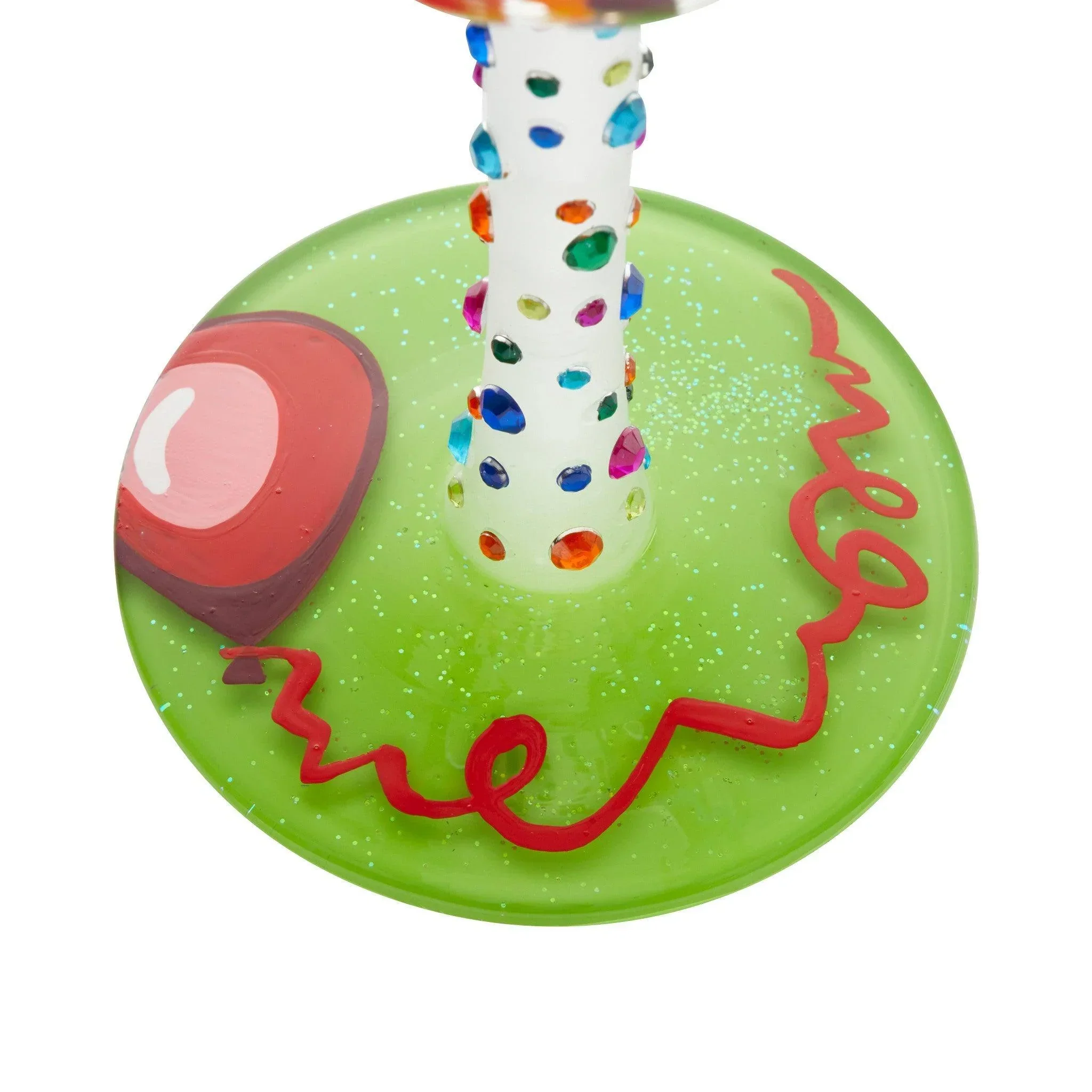 Lolita Birthday Streamers Wine Glass - Image 2