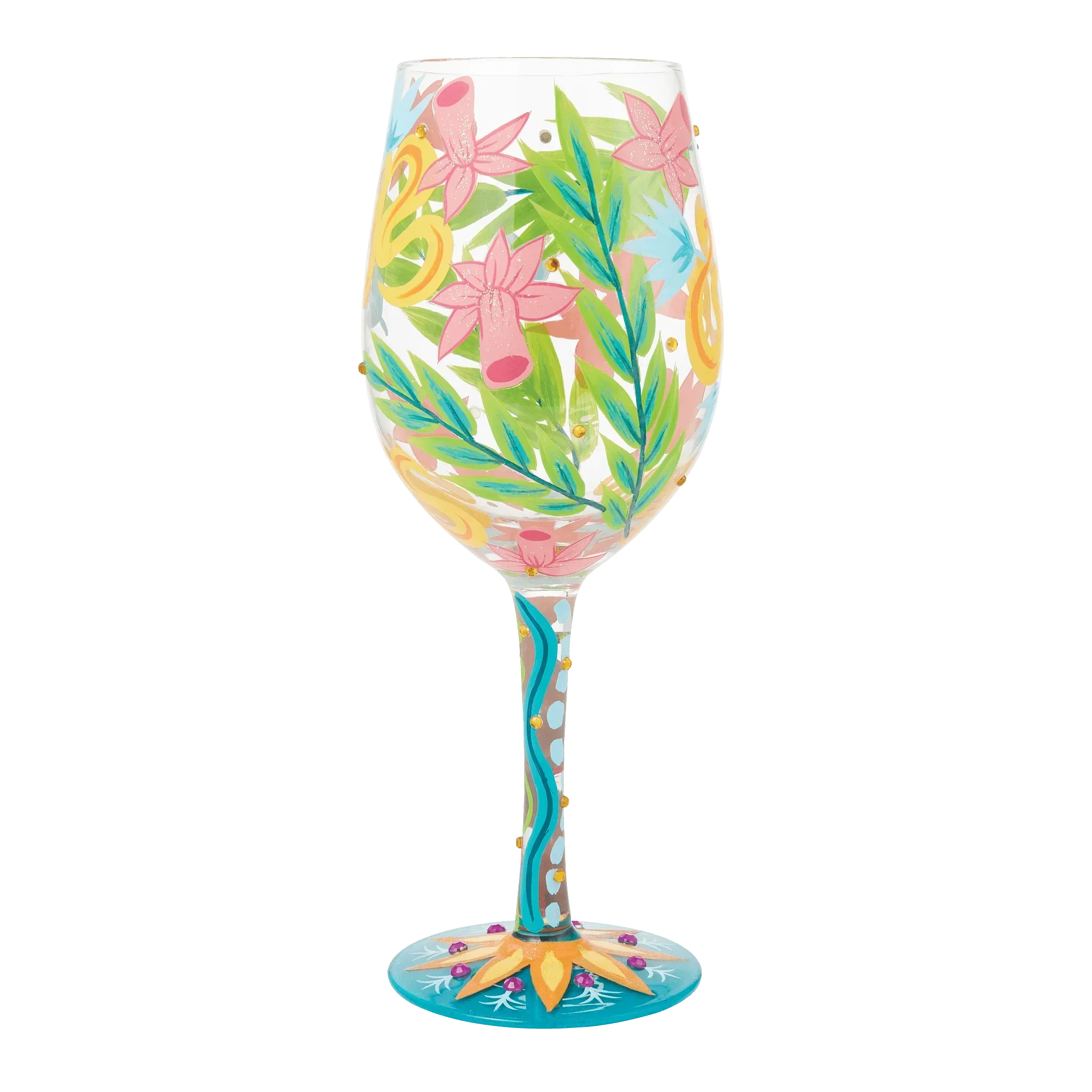 Lolita Fashion Florals Wine Glass - Image 3