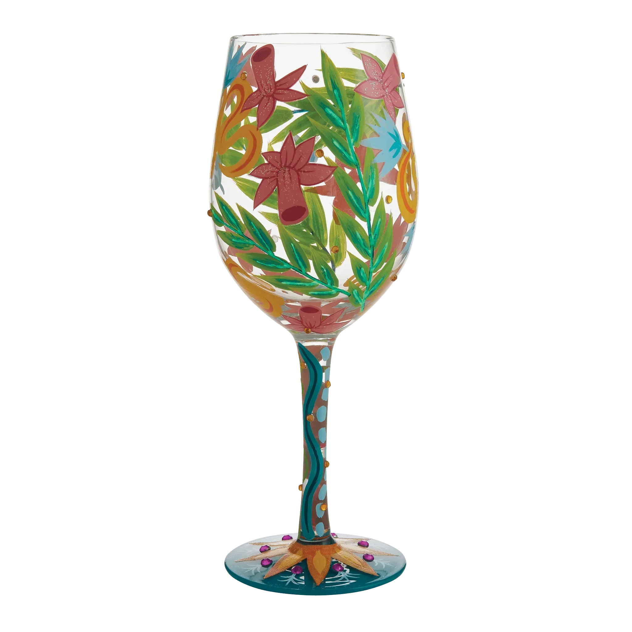 Lolita Fashion Florals Wine Glass - Image 4
