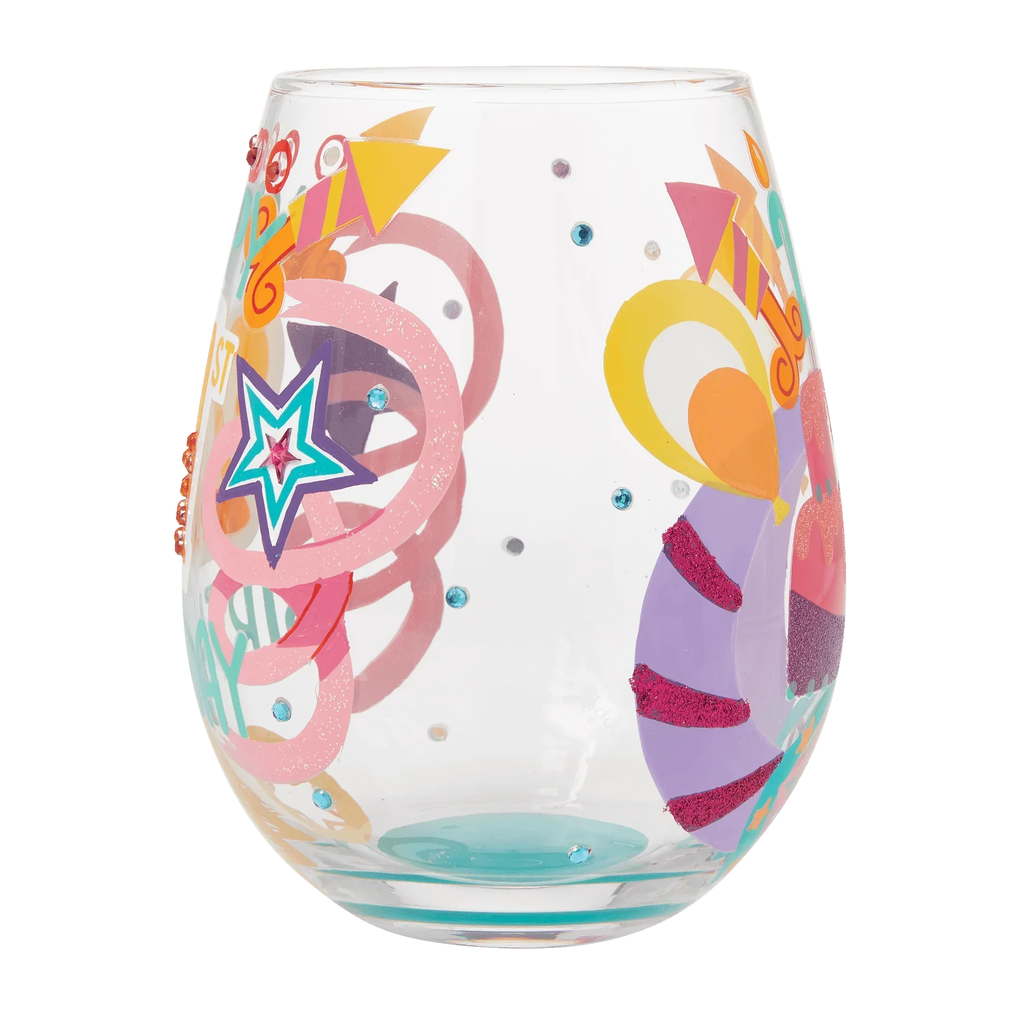 Lolita Happy 21st Birthday Stemless Wine Glass - Image 3