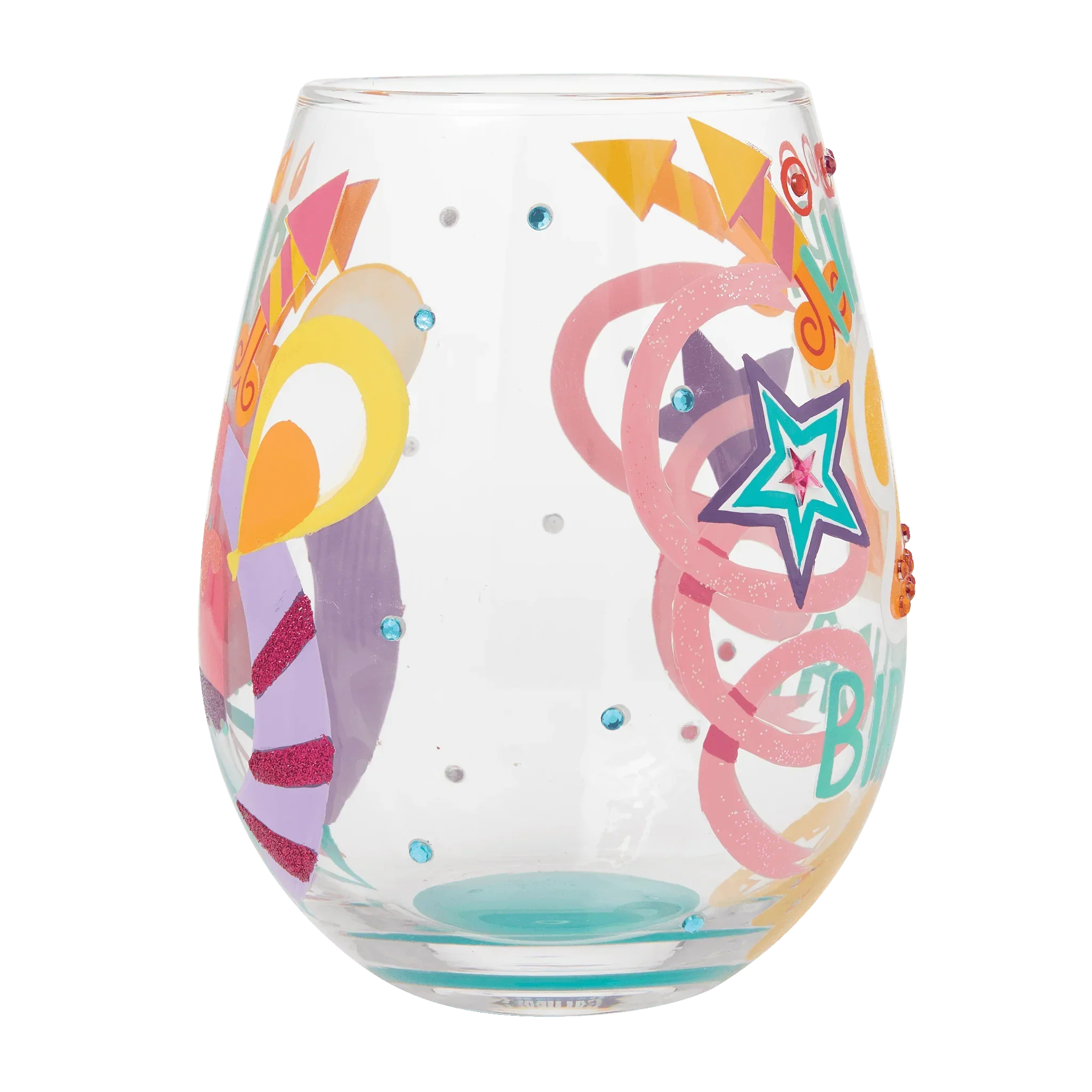 Lolita Happy 21st Birthday Stemless Wine Glass - Image 5
