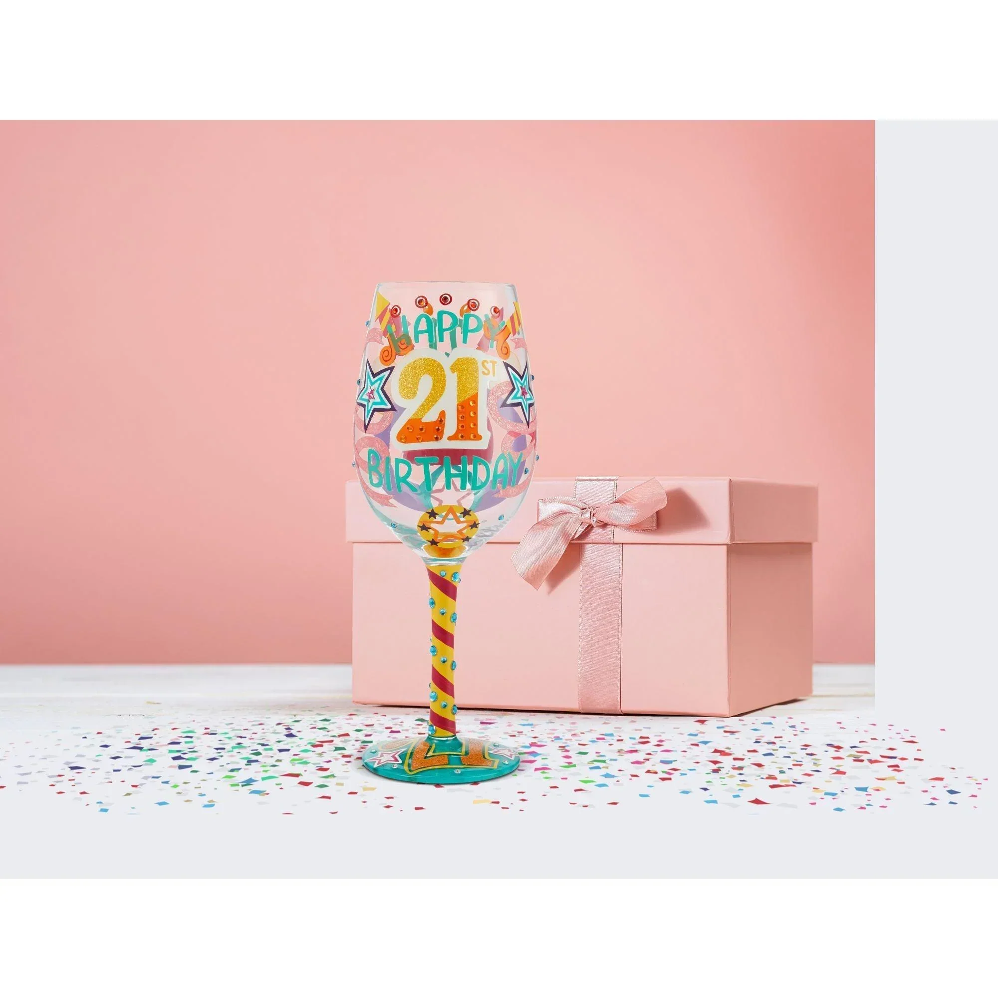 Lolita Happy 21st Birthday Wine Glass - Image 6