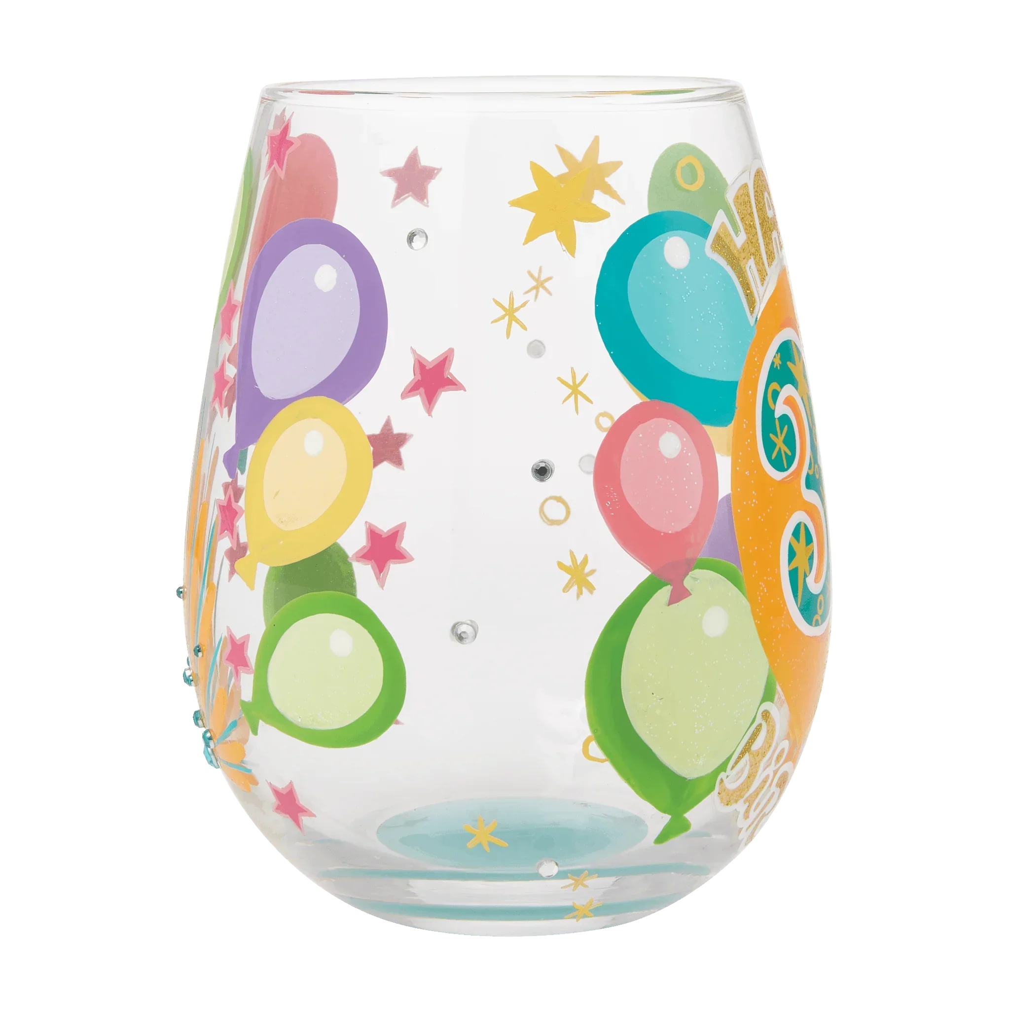 Lolita Happy 30th Birthday Stemless Wine Glass - Image 5