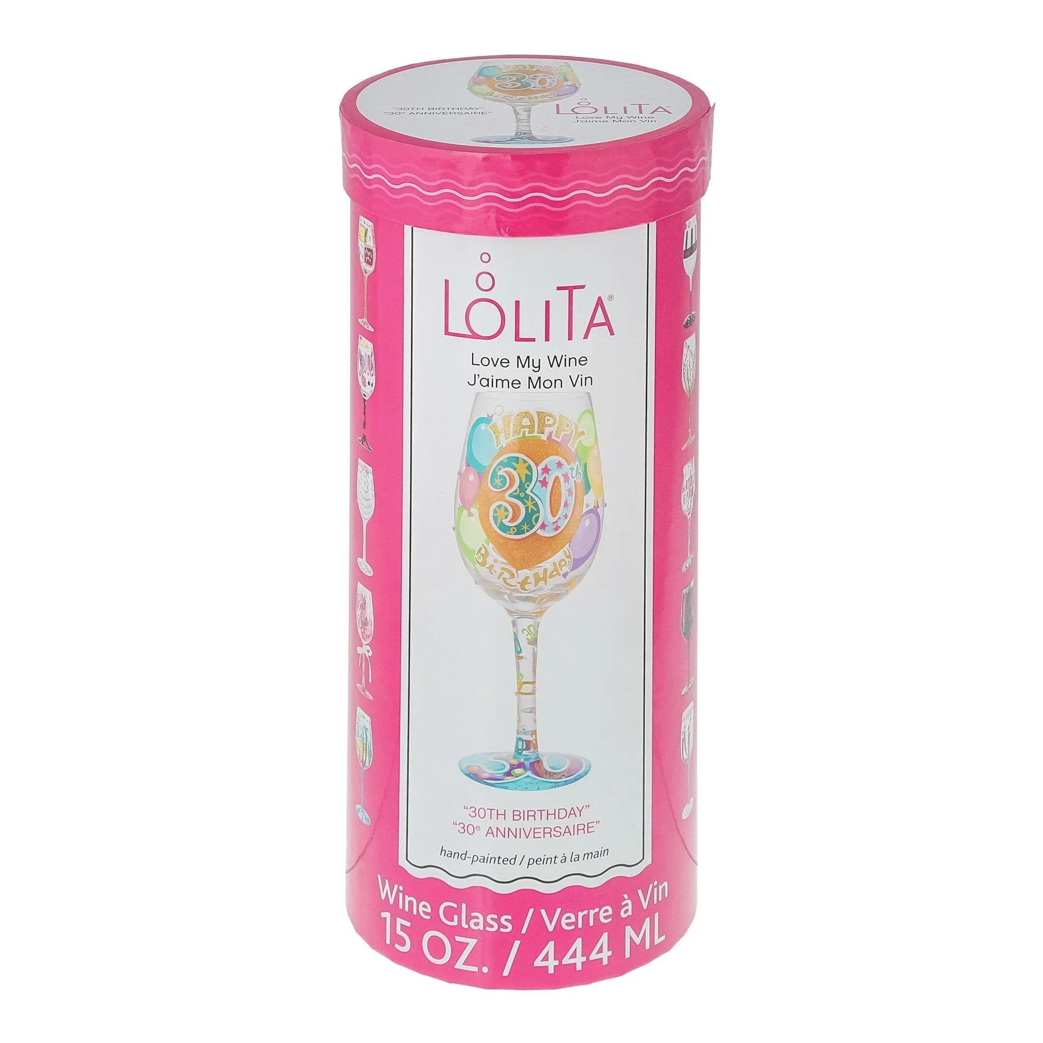 Lolita Happy 30th Birthday Wine Glass - Image 6