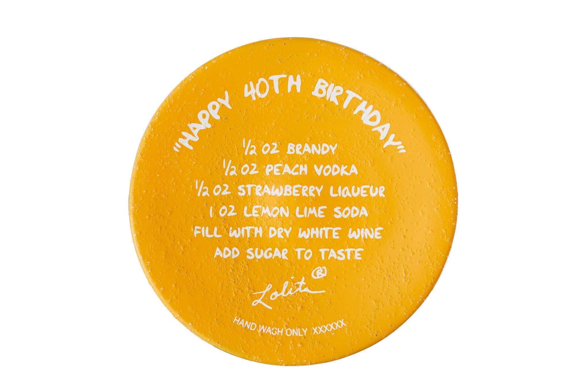 Lolita Happy 40th Birthday Wine Glass - Image 5