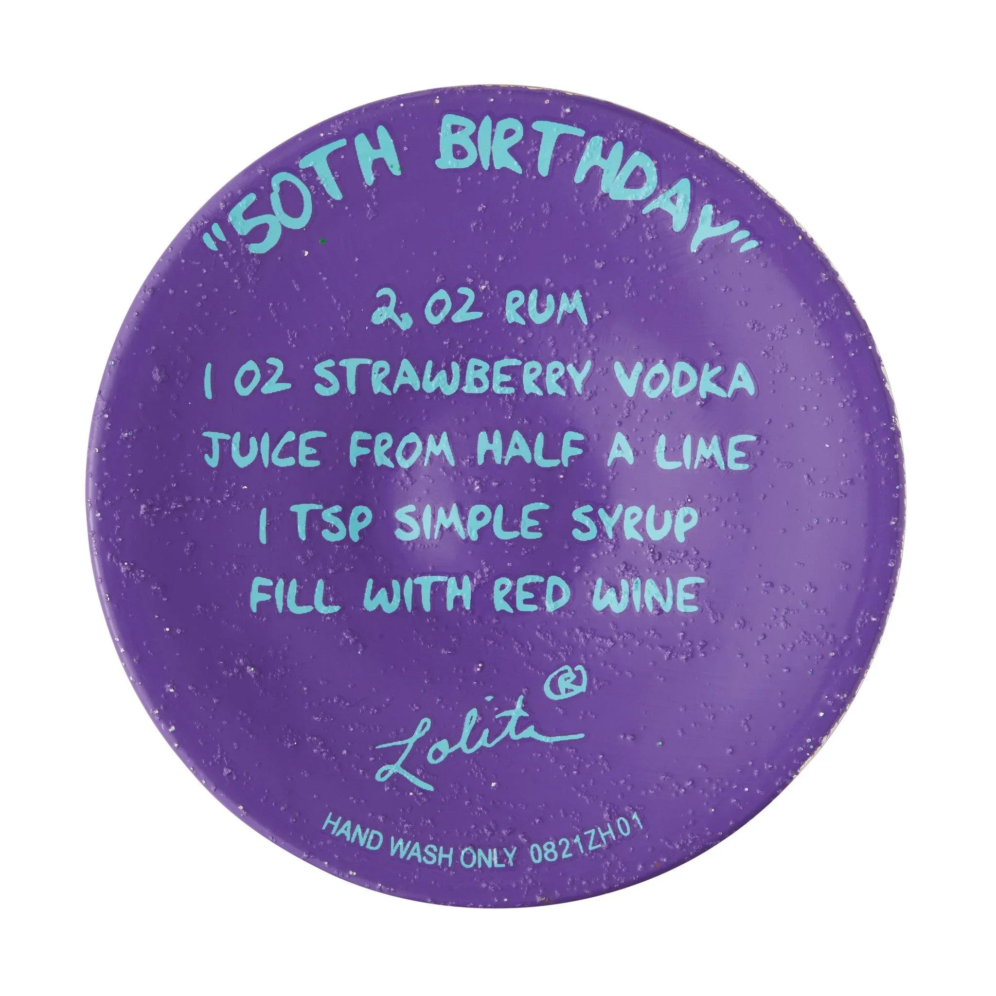 Lolita Happy 50th Birthday Wine Glass - Image 7