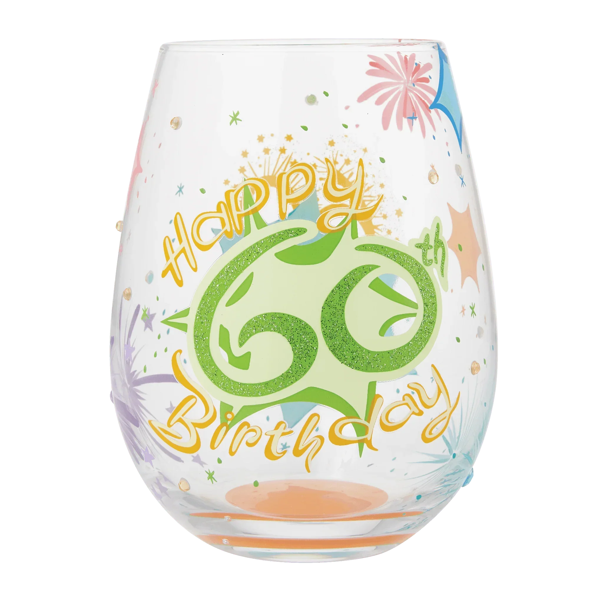 Lolita Happy 60th Birthday Stemless Wine Glass