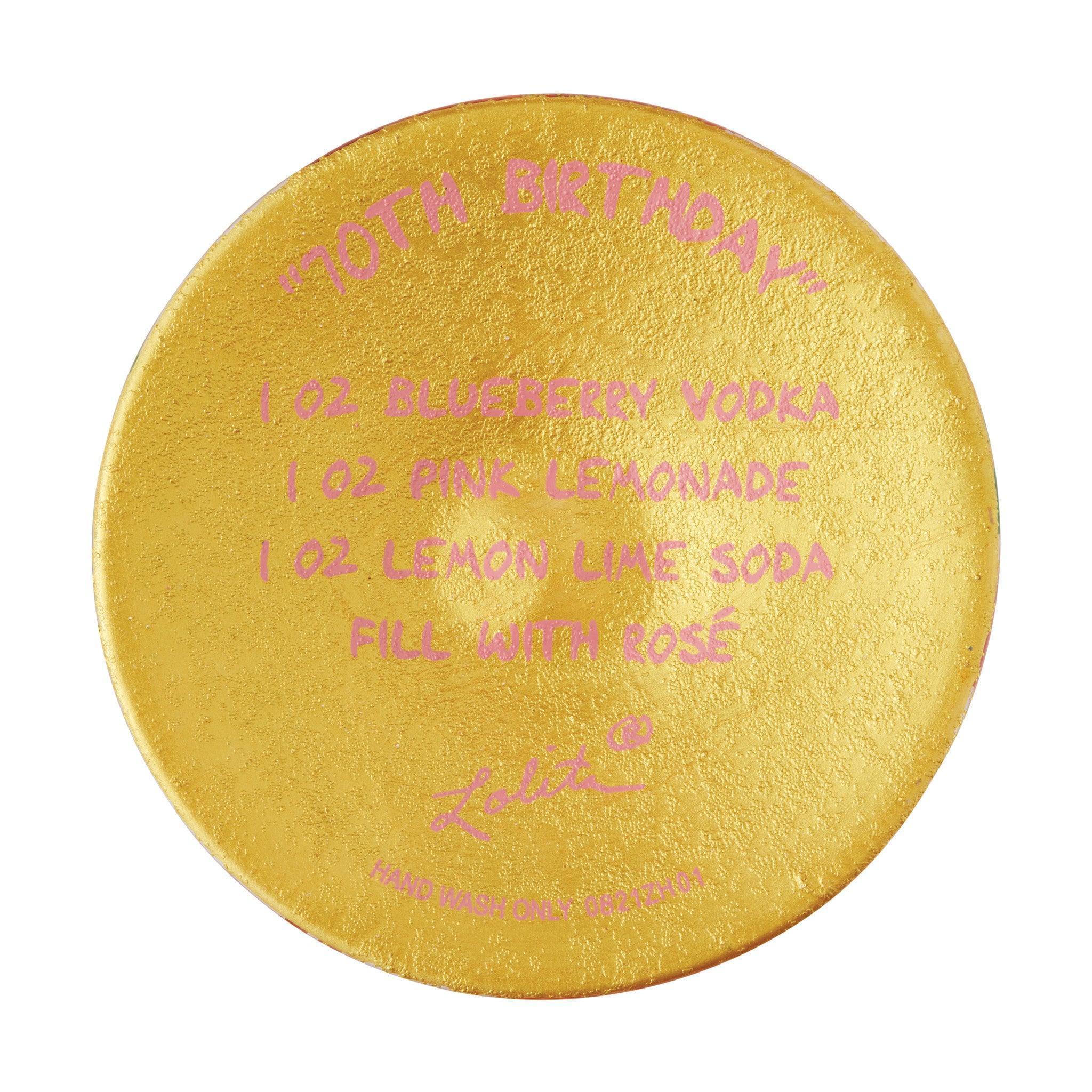 Lolita Happy 70th Birthday Wine Glass - Image 7