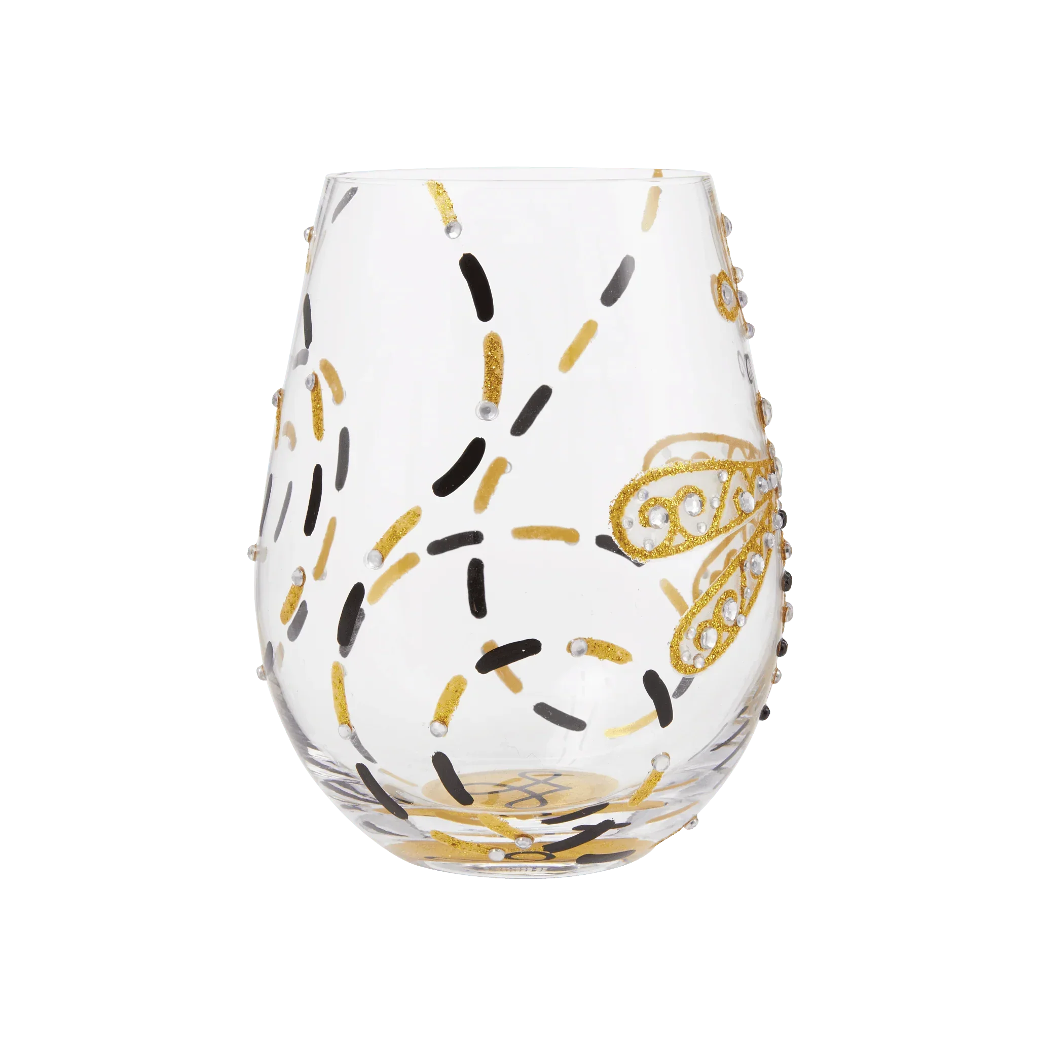 Lolita Happy Dazzling Dragonfly Stemless Wine Glass - Image 5