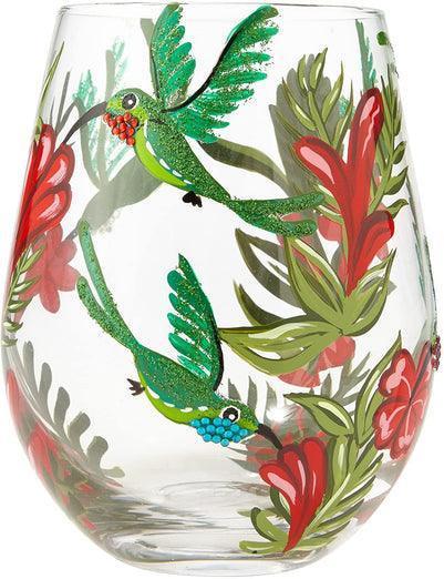 Lolita Hummingbird Stemless Glass