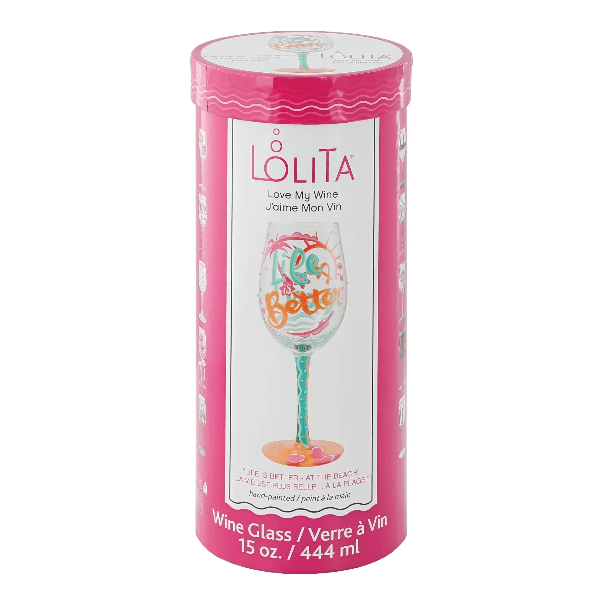 Lolita Life At The Beach Wine Glass - Image 5