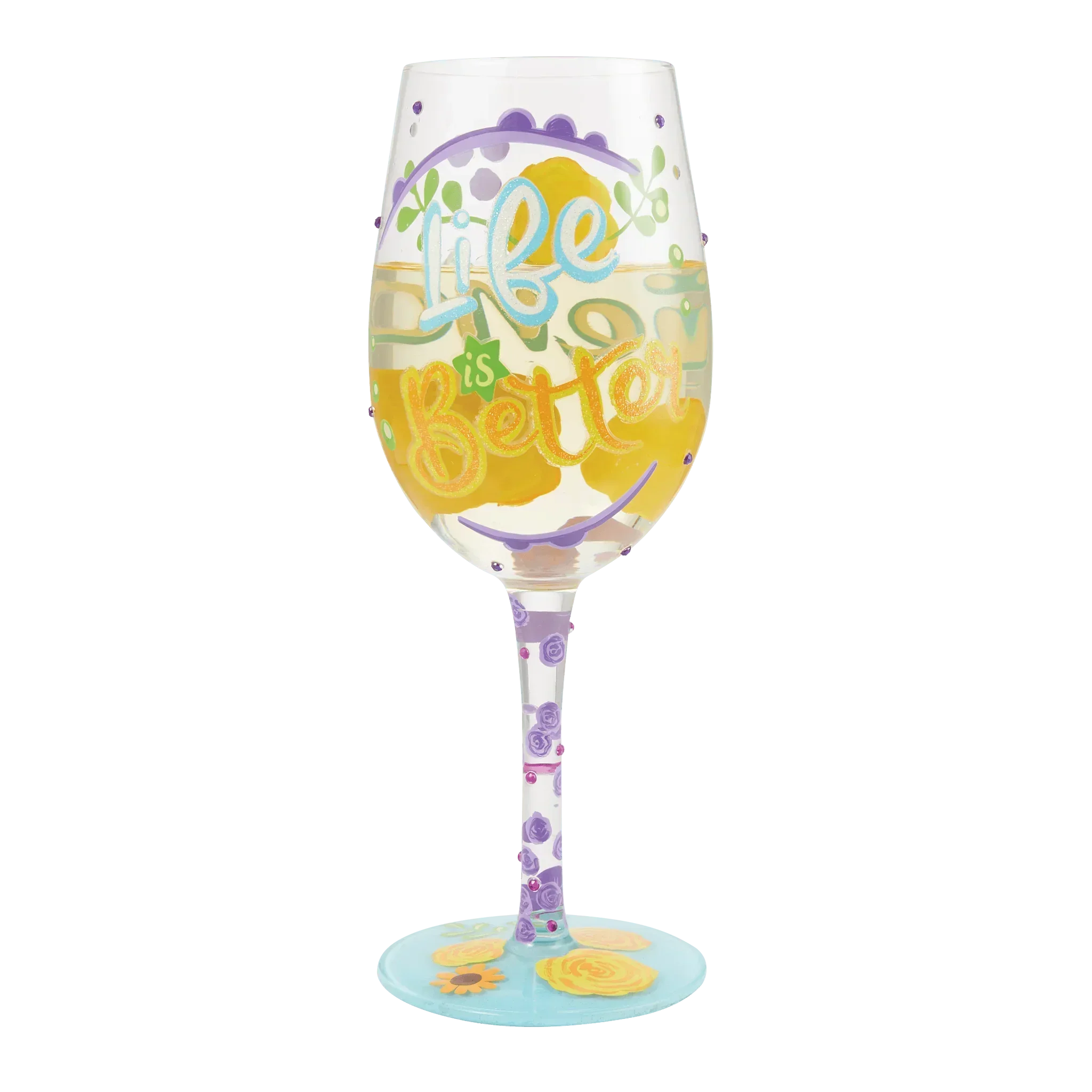 Lolita Life With Friends Wine Glass - Image 2
