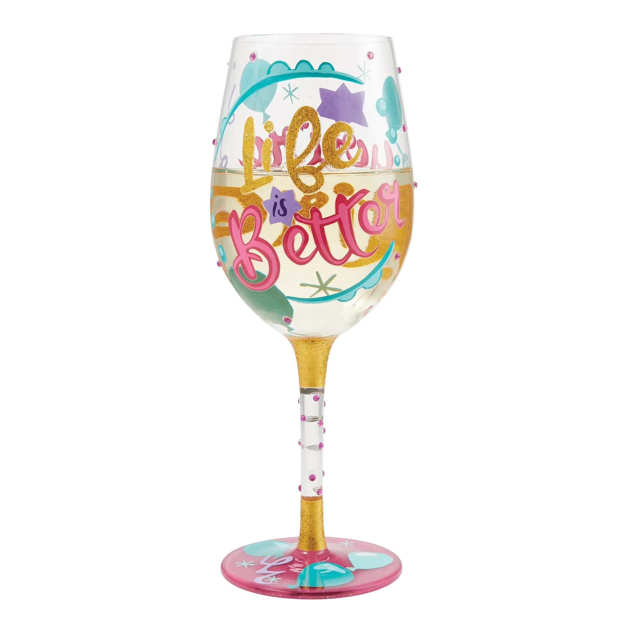 Lolita Pretty as a Peony Wine Glass - Image 2