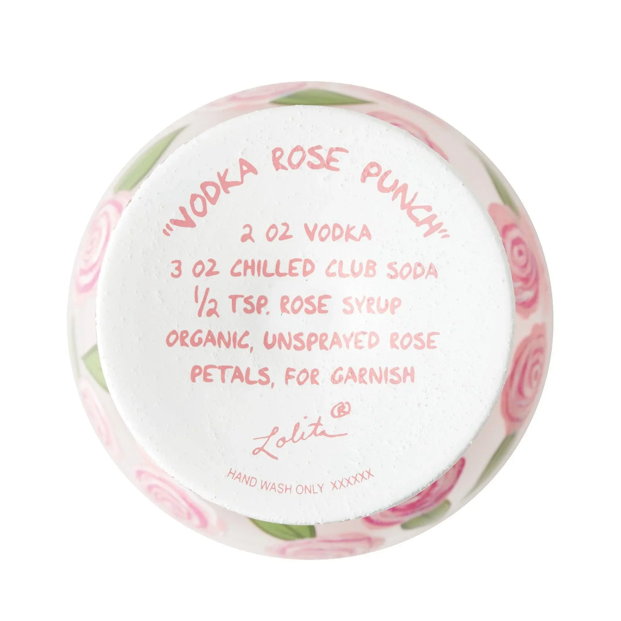Lolita Vodka Rose Punch Cocktail Glass - Image 5