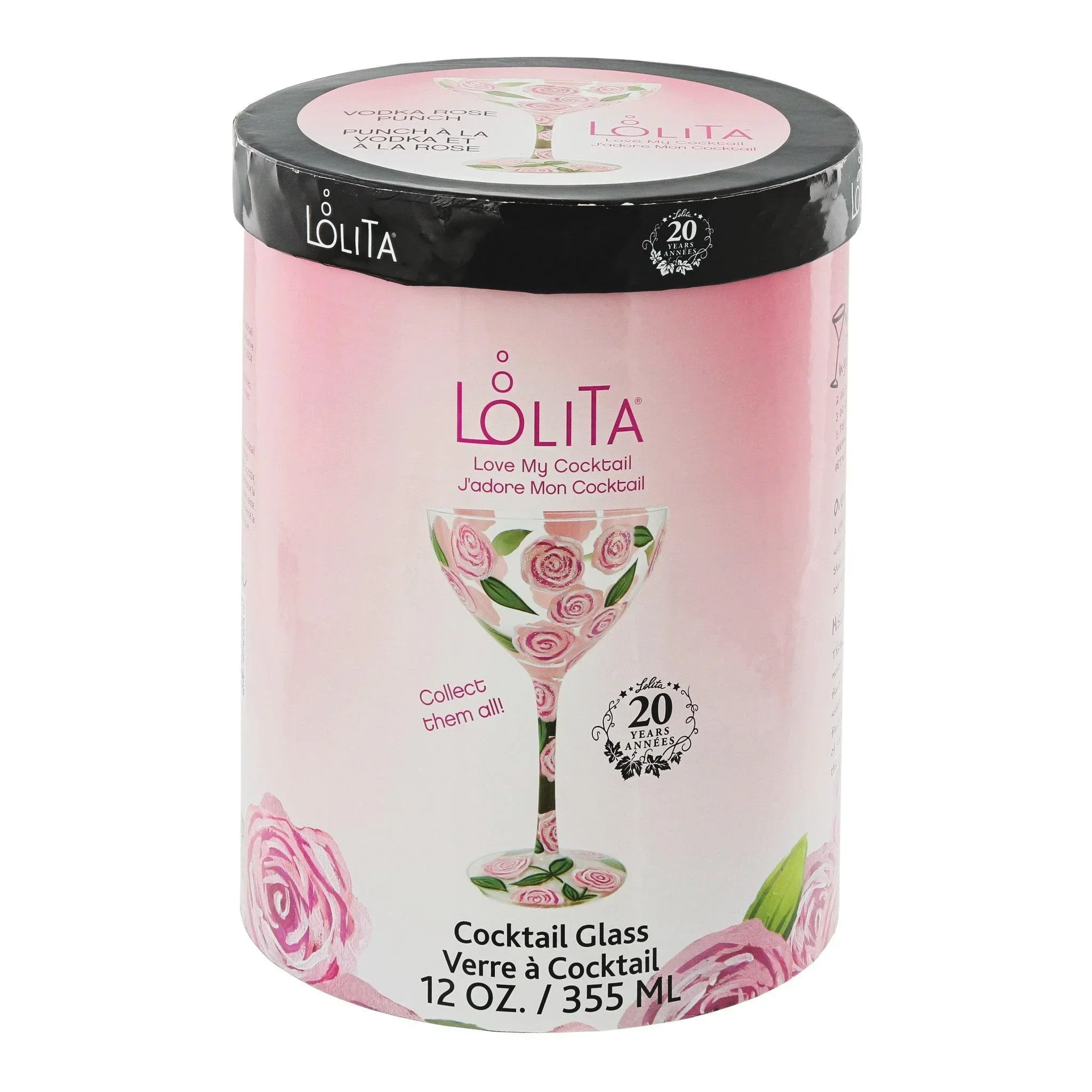 Lolita Vodka Rose Punch Cocktail Glass - Image 6