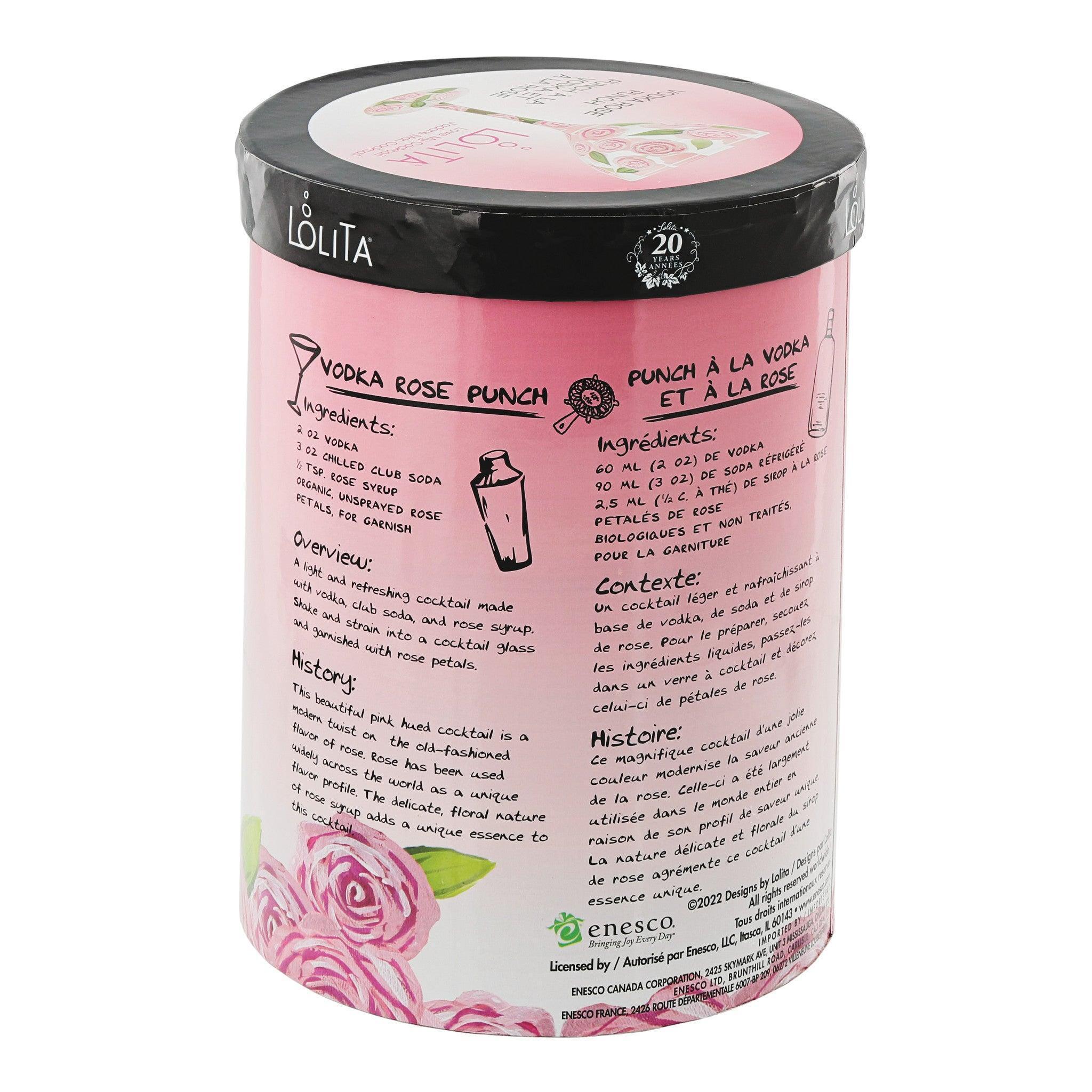 Lolita Vodka Rose Punch Cocktail Glass - Image 7