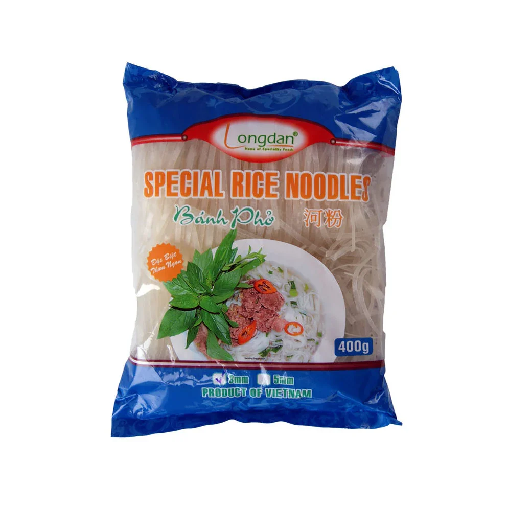 Longdan Special Rice Noodles - 3mm (400g)