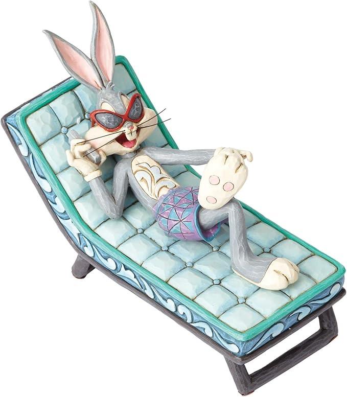 Looney Tunes Jim Shore Bugs Bunny Lounger Figurine - Image 3