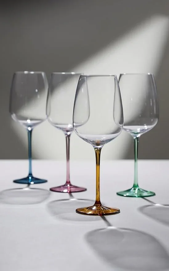 Lyngby Glas - Wine Glass Vienna 4 pcs - Amber - Image 4