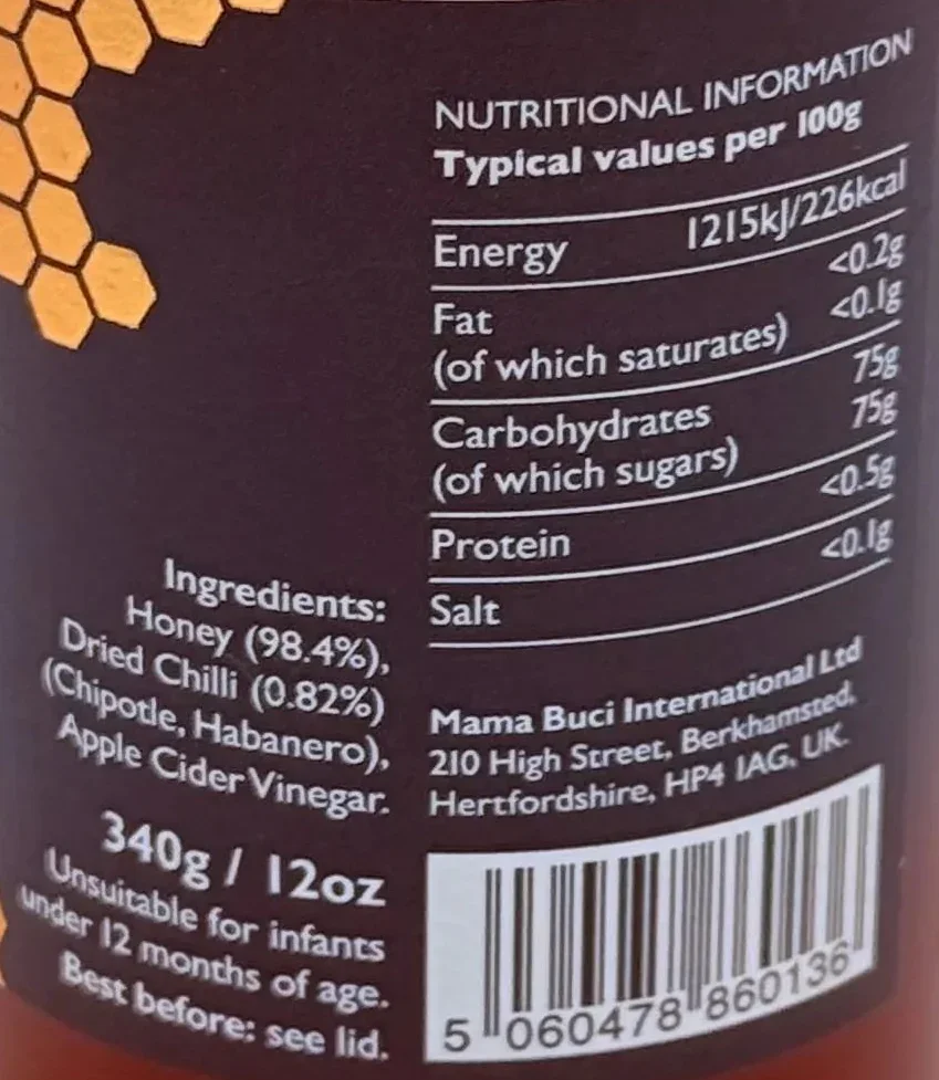 Mama Buci Smoky Hot Honey (340g) - Image 2