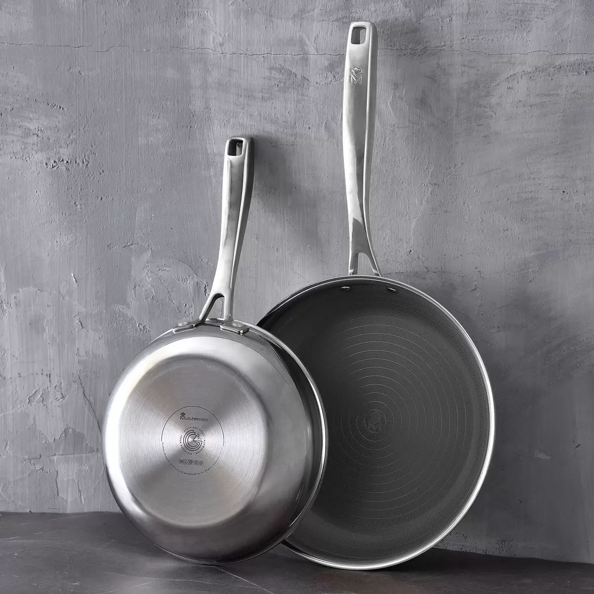 MasterPro Ceratech Ceramic Fry Pan Set (2 Piece) - Image 3