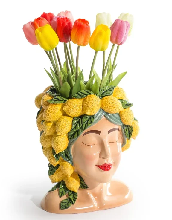 Lady Lemon Bust Vase - Image 2