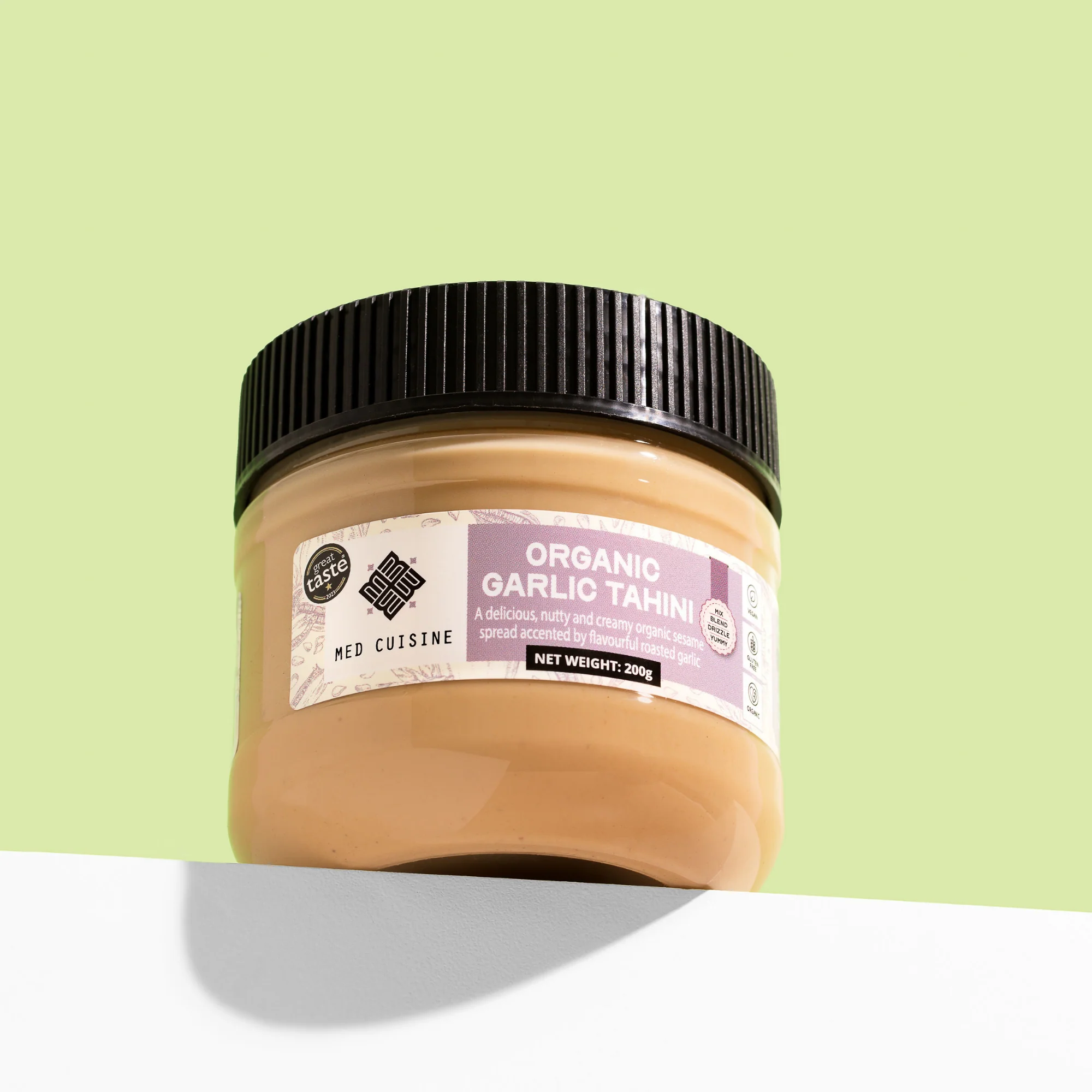 Med Cuisine Organic Garlic Tahini (200g) - Image 4